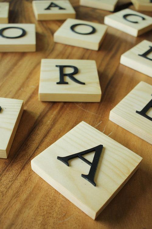 Scrabble Wall tiles