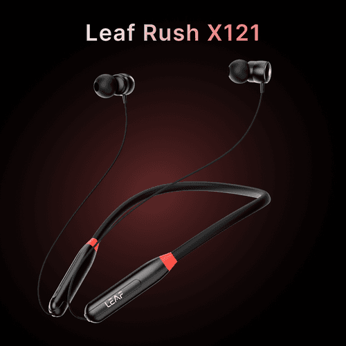 LEAF RUSH X121 DYNAMIC RED WIRELESS EARPHONES