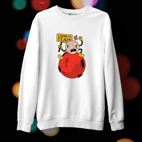 Angry Pluto unisex sweatshirt