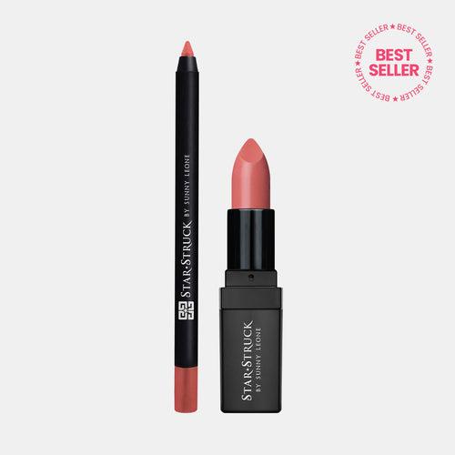 Baby Doll - 2Pcs Lip Kit, Lipstick & Lipliner Kit - Nude Pink