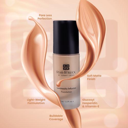 Luminosity Infusion Foundation for Medium Skin - Golden, 30ml