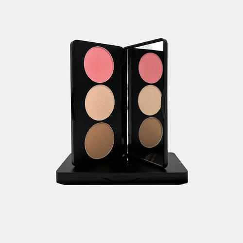 Pink-ish Face Palette - Contour, Blush, Highlighter | 12gms