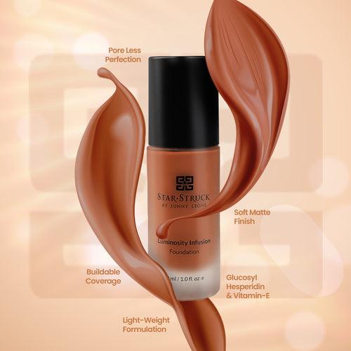 Luminosity Infusion Foundation for Deep Skin - Rich Mocha, 30ml