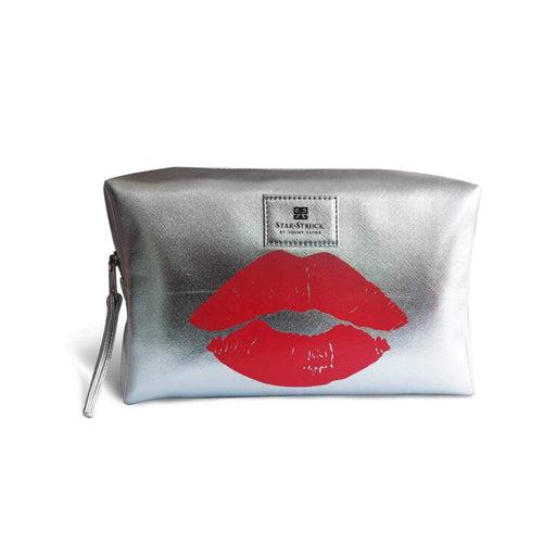 Silver Makeup Pouch