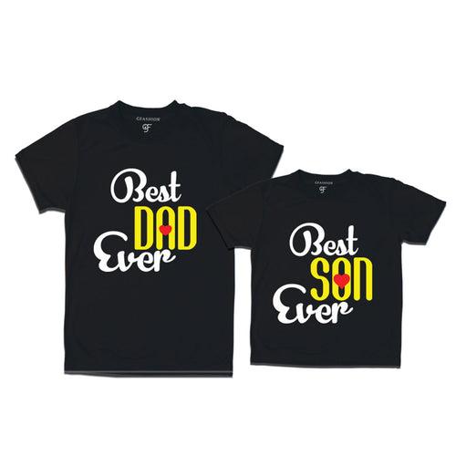 BEST DAD BEST SON EVER FAMILY T SHIRTS