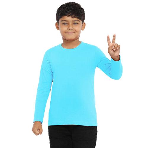 Boys Full Sleeve Plain t-shirts