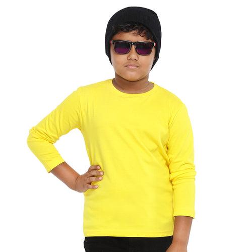 Boys Full Sleeve Plain t-shirts