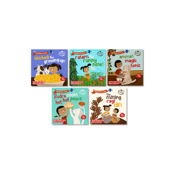 Pack of 5 - Food Adventure Children Story Books