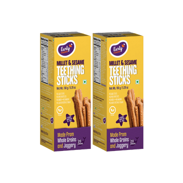 Pack of 2 - Millet Sesame Teething Sticks