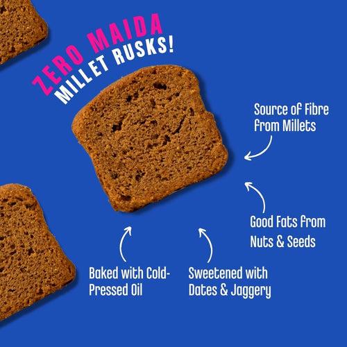 Twin Pack - Ragi Millet Rusk