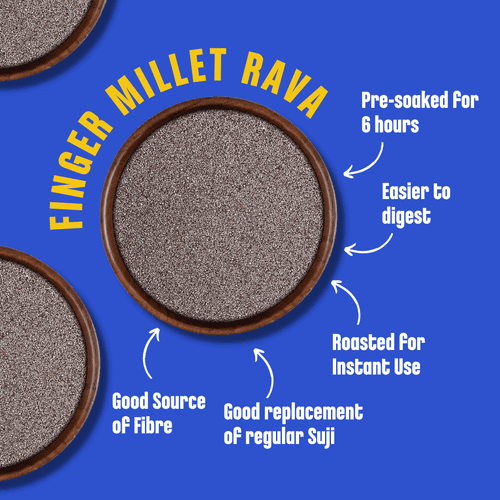 Sprouted Ragi Millet Rava