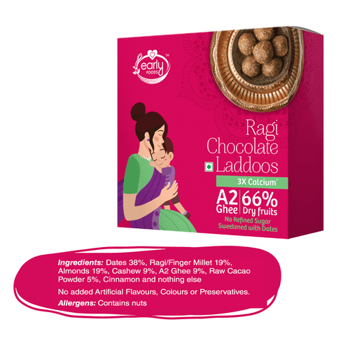 Gift Combo - Pack of 2 A2 Ghee Millet Laddoos