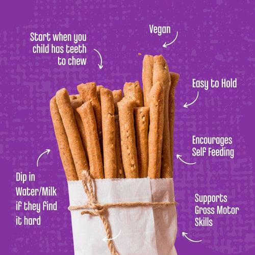 Pack of 2 - Millet Sesame Teething Sticks