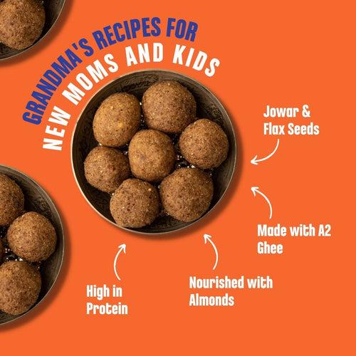 Jowar Flax Seeds A2 Ghee Laddoos