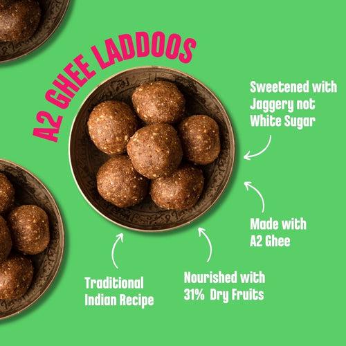 Pack of 2 - Ragi Chocolate & Dry Fruits Choco Chip Laddoos