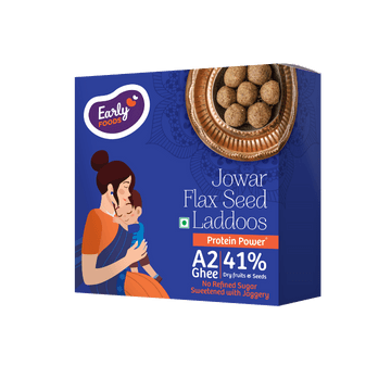 Jowar Flax Seeds A2 Ghee Laddoos