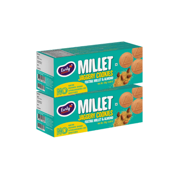 Twin Pack - Foxtail Almond Jaggery Cookies