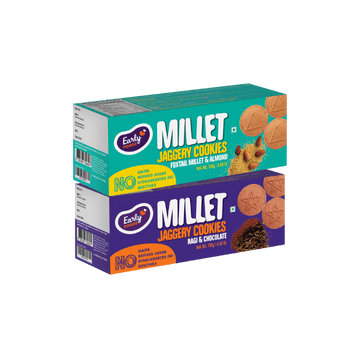 Pack of 2 - Foxtail, Ragi Choco Jaggery Cookies