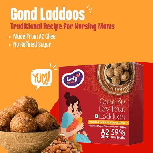 Gond & Dry Fruits A2 Ghee Laddoos