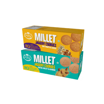 Pack of 2 - Foxtail, Dry Fruit Jaggery Cookies