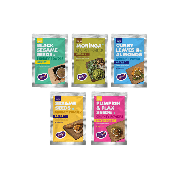 Trial Packs - Combo of 5 Chutney Powders