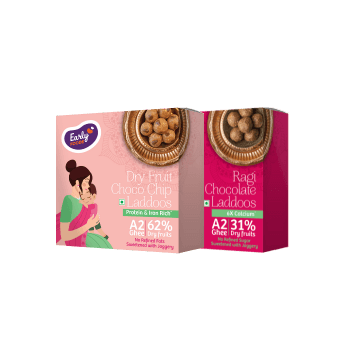 Pack of 2 - Ragi Chocolate & Dry Fruits Choco Chip Laddoos