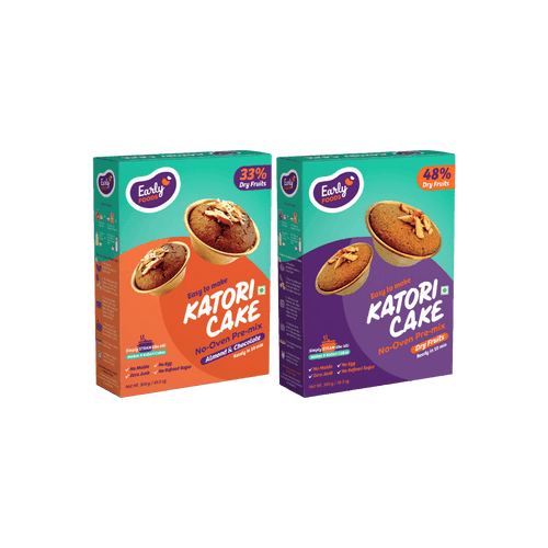 Pack of 2- Almond Choco & Dry Fruits Katori Cake Mix