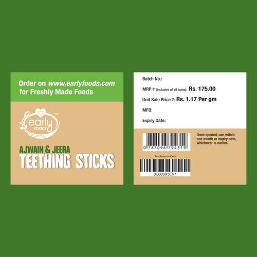 Pack of 2 - Ajwain Teething Sticks