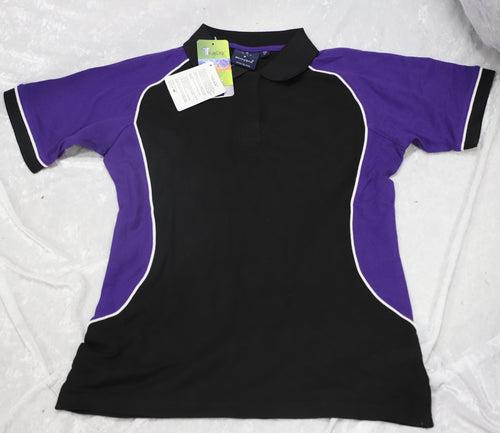 Sale Polos - SIZE 10 Black/Purple PS78