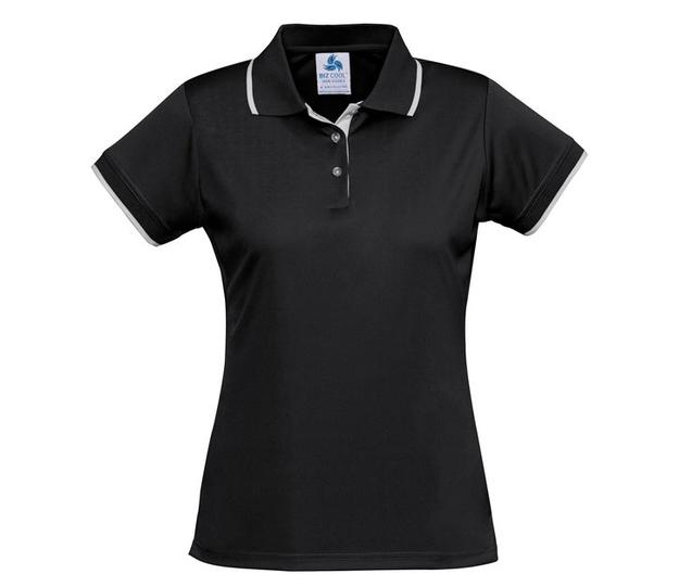 Sale Polos - SIZE 10 Black/White P402LS