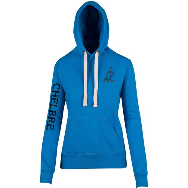 Chelbre Aqua Heavy Pull on Hoodie