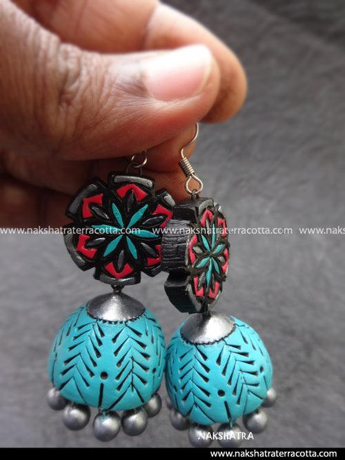 Teracotta jhumka