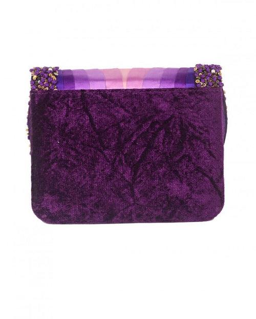 Purple Taj Clutch