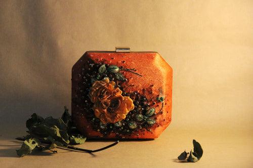 Rust Rose Clutch