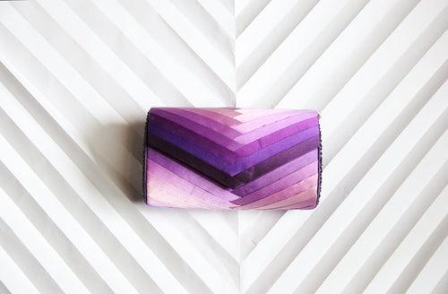 Purple Infinity clutch