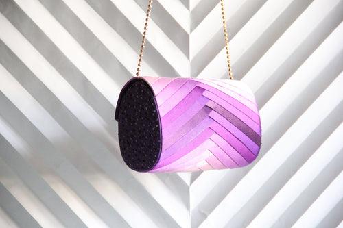 Purple Infinity clutch