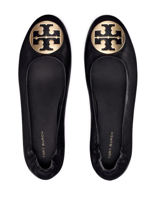 TORY BURCH BLACK CLAIRE BALLERINA SHOE