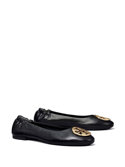 TORY BURCH BLACK CLAIRE BALLERINA SHOE