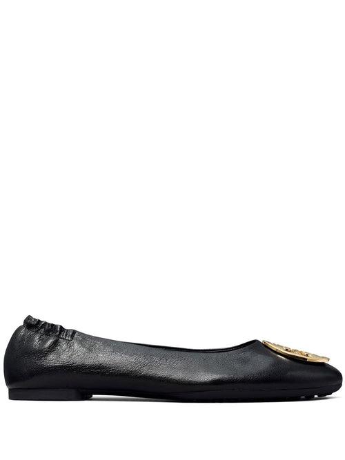 TORY BURCH BLACK CLAIRE BALLERINA SHOE