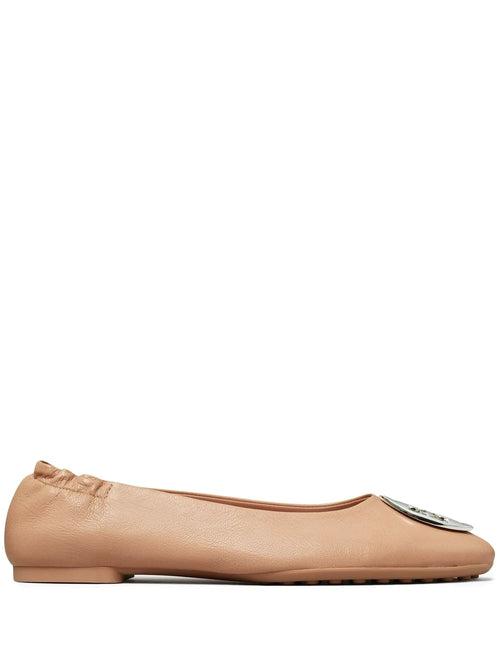 TORY BURCH BEIGE CLAIRE BALLERINA SHOE