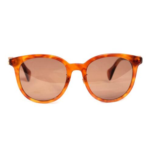 GUCCI ACETATE SUNGLASSES IN HAVANA-BROWN