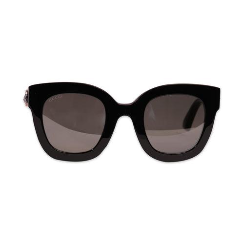 GUCCI ACETATE SUNGLASSES IN BLACK-GREY