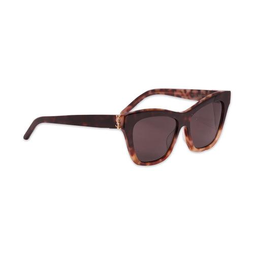 YVES SAINT LAURENT SUNGLASSES IN HAVANA-BLACK