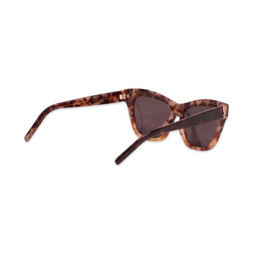 YVES SAINT LAURENT SUNGLASSES IN HAVANA-BLACK