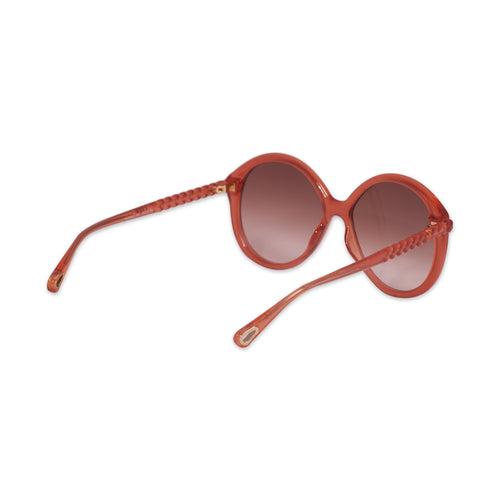 CHLOE SUNGLASSES IN ORANGE-GREY