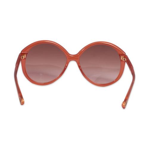 CHLOE SUNGLASSES IN ORANGE-GREY