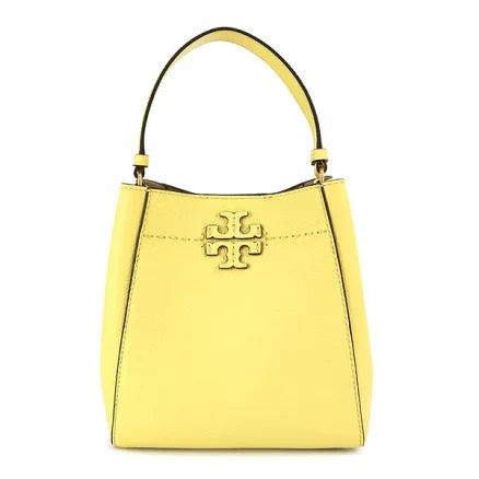 TORY BURCH CROSSBODY SATCHEL BAG IN YELLOW