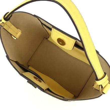 TORY BURCH CROSSBODY SATCHEL BAG IN YELLOW