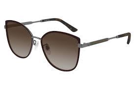 GUCCI SUNGLASSES IN BROWN-BLUE