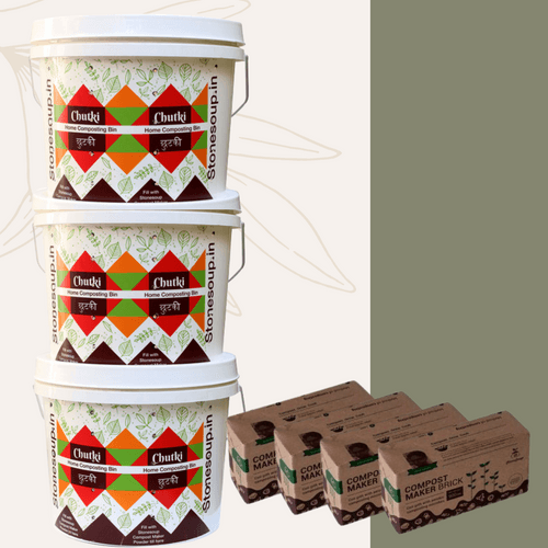 Chutki Stackable Aerobic Home Composting Kit